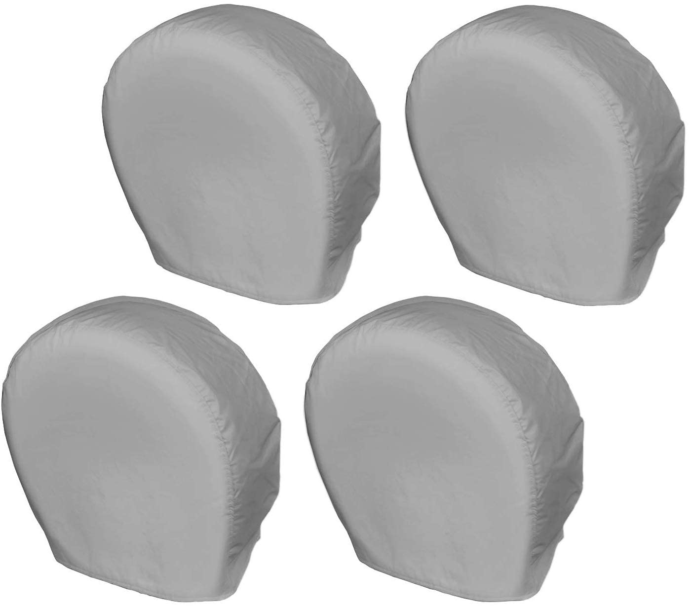 Explore Land Tire Covers 4 Pack - Tough Wheel Protector for Truck, SUV, Trailer, Camper, RV Universal Fits Tire Diameters 39-42 inches, Charcoal