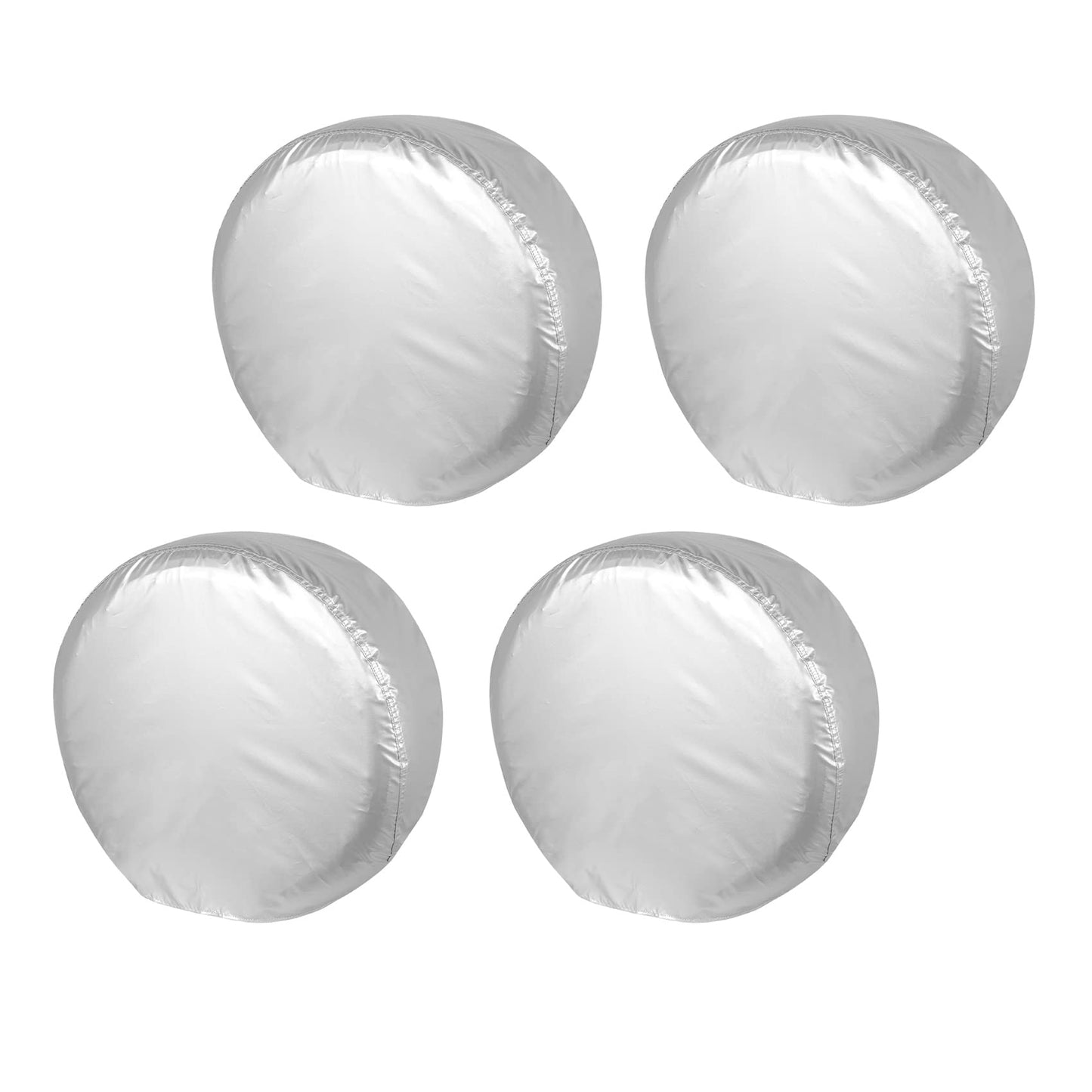 Explore Land Tire Covers 4 Pack - Tough Wheel Protector for Truck, SUV, Trailer, Camper, RV Universal Fits Tire Diameters 39-42 inches, Charcoal