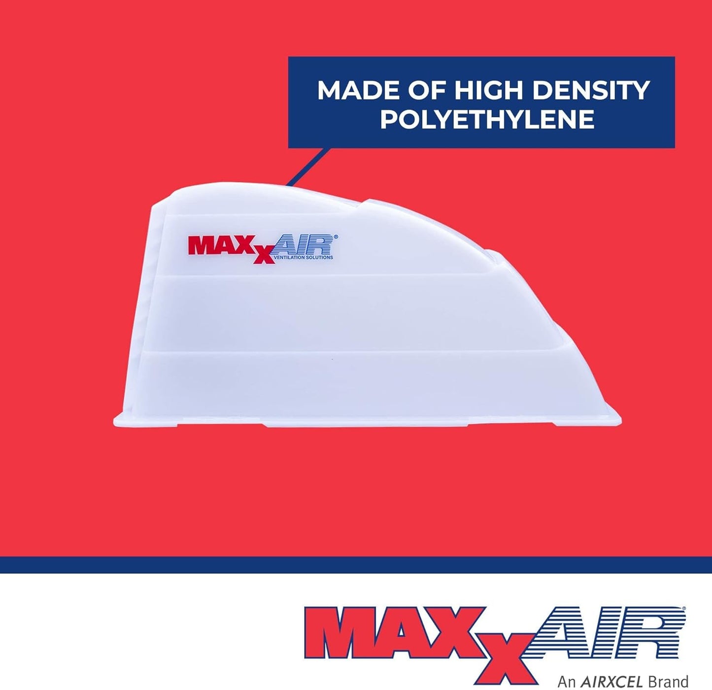 Maxx I Original Vent Cover - Keep Rain Out & Let Fresh Air In; RV Roof Vent Cover, Zero-Leak Mounting System, Prevents Bugs & Leaves, Eliminates Stale Air, Smoke & Odors, White (00-933066)
