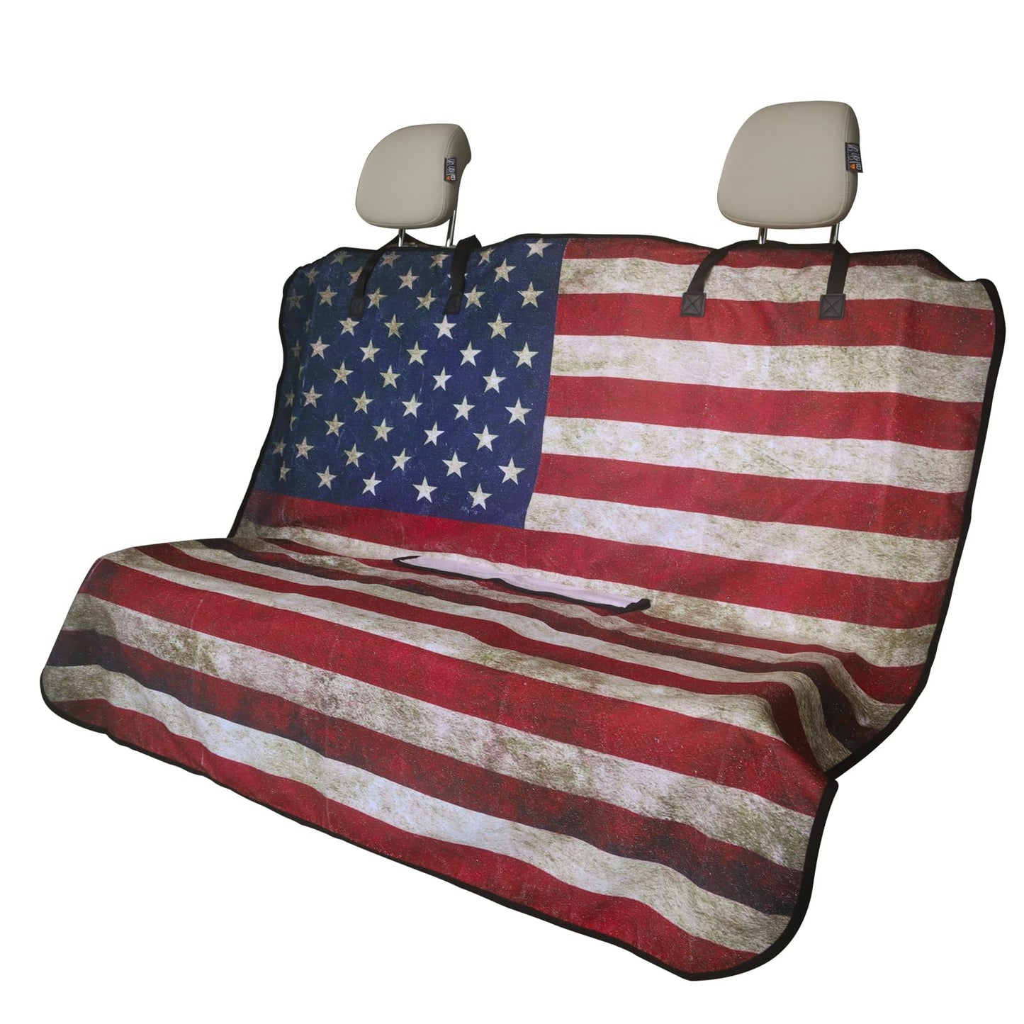 Car Seat Cover Protector Front Seats,for Gym Workout,Running,Swimming,Beach and Hiking,Waterproof Sweat Towel Bucket Seat Covers for Cars SUV Trucks (American Flag, 1Pcs)