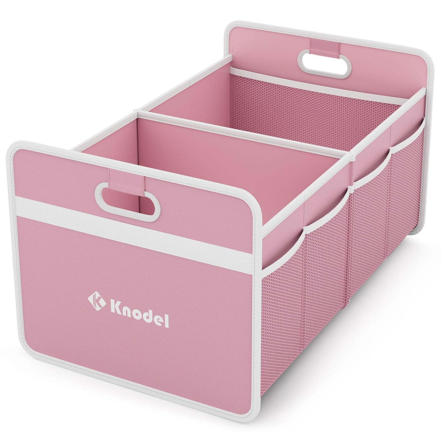 K KNODEL Car Trunk Organizer, Foldable Organizer for Car, Automotive Consoles & Organizers, Storage with Reinforced Handles (Small, Blue)