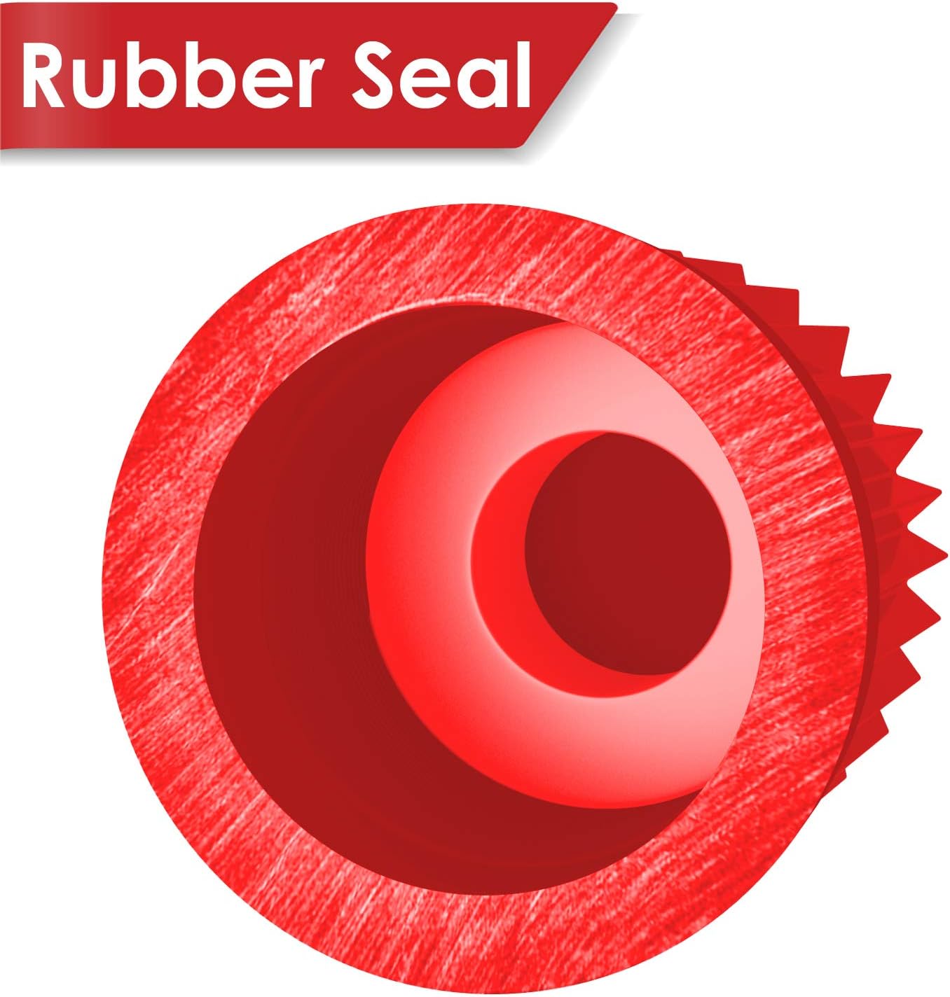 (30 Pack) Tire Stem Valve Caps, with O Rubber Ring, Universal Stem Covers for Cars, SUVs, Bike and Bicycle, Trucks, Motorcycles, Airtight Seal Heavy Duty (Red (30 Pack))