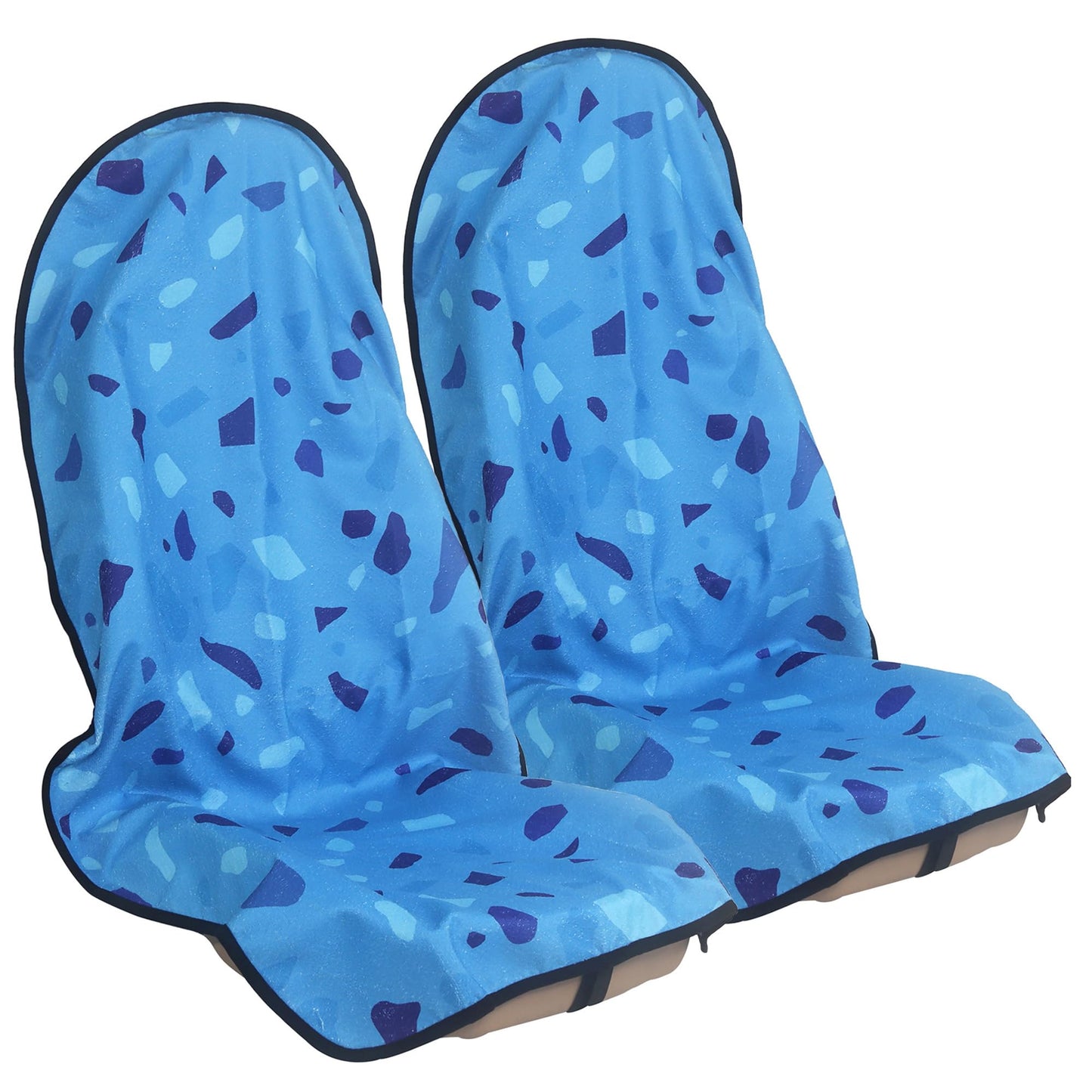Car Seat Cover Protector Front Seats,for Gym Workout,Running,Swimming,Beach and Hiking,Waterproof Sweat Towel Bucket Seat Covers for Cars SUV Trucks (American Flag, 1Pcs)