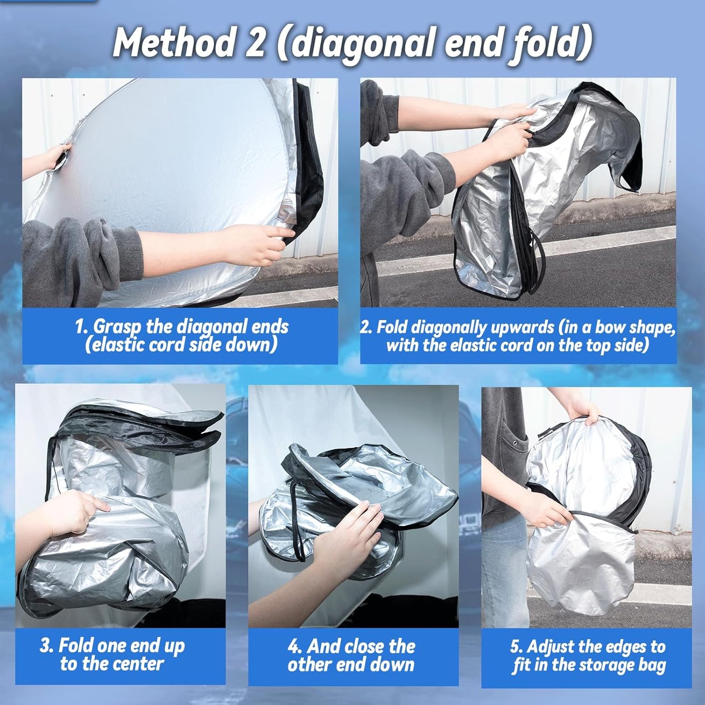Windshield Sun Shade for 2011-2018 Dodge Ram 1500, Car Front Window Sunshade with 240T Sun Visor Protector Blocks UV Rays Heat Sun Shield Accessories