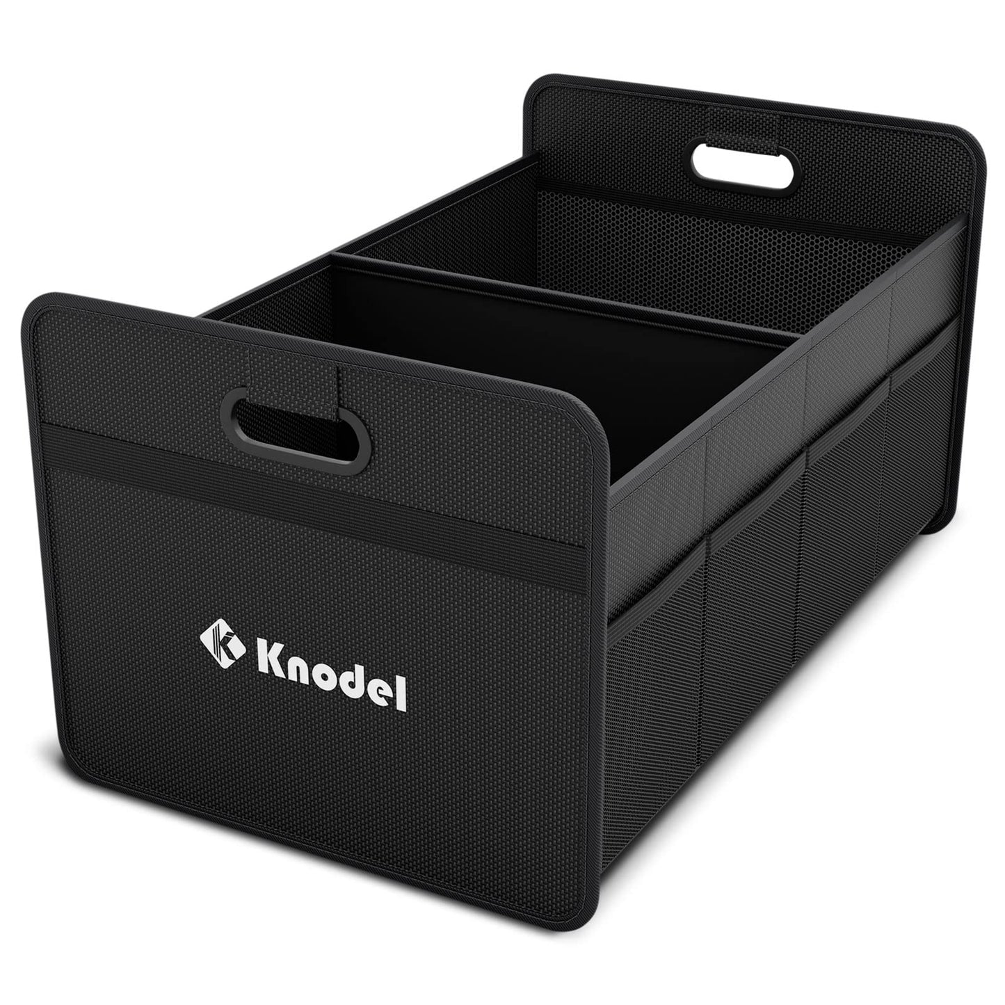 K KNODEL Car Trunk Organizer, Foldable Organizer for Car, Automotive Consoles & Organizers, Storage with Reinforced Handles (Small, Blue)