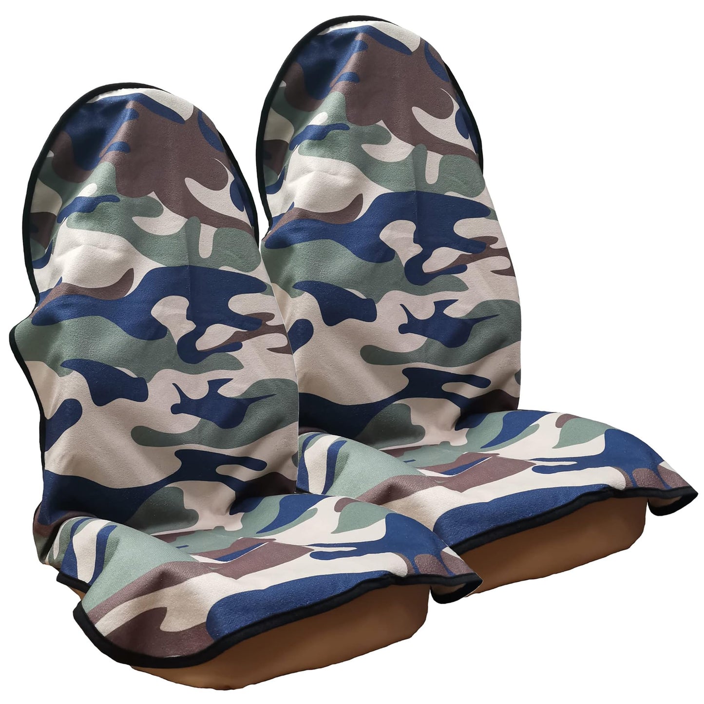 Car Seat Cover Protector Front Seats,for Gym Workout,Running,Swimming,Beach and Hiking,Waterproof Sweat Towel Bucket Seat Covers for Cars SUV Trucks (American Flag, 1Pcs)