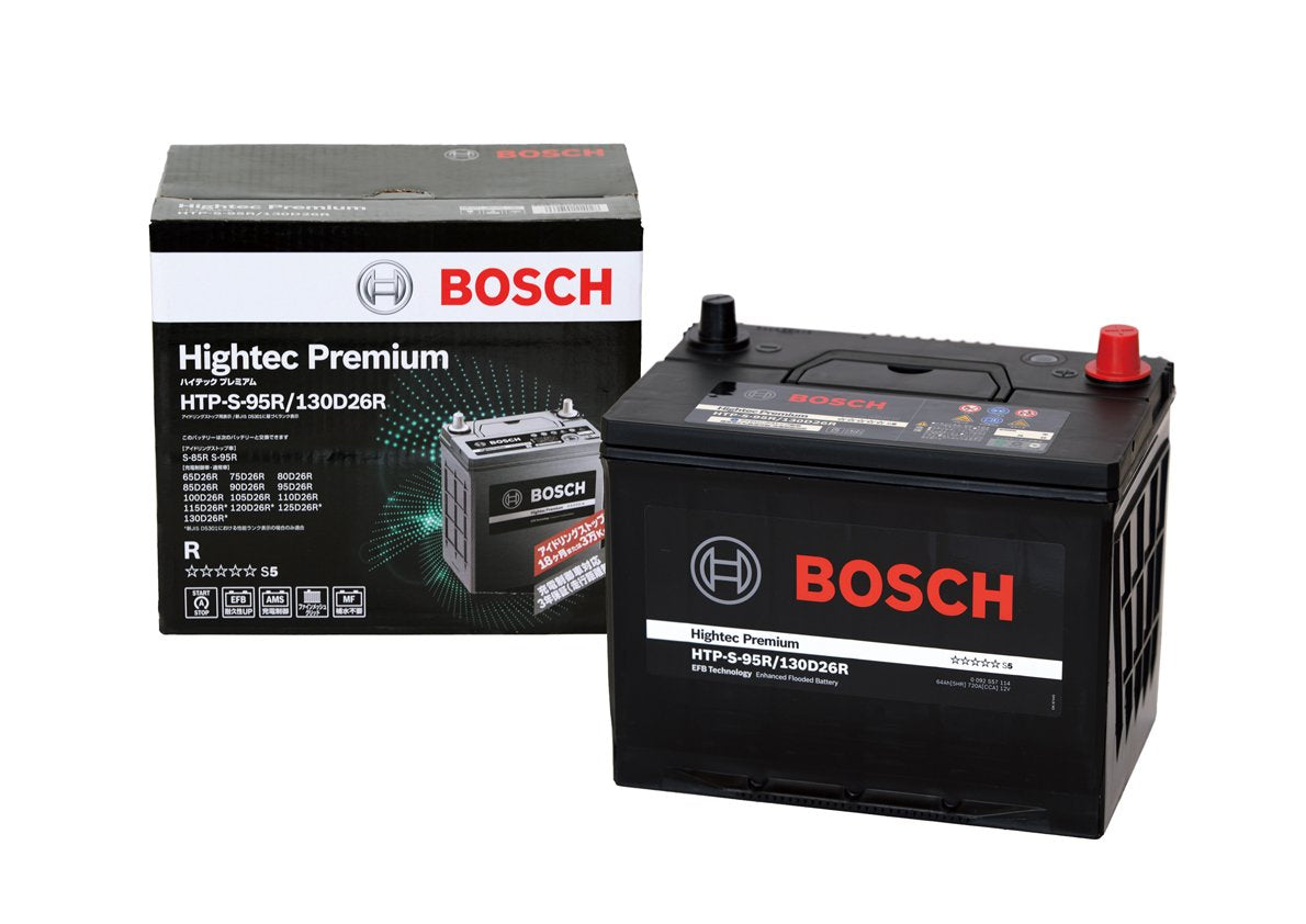 BOSCH (ボッシュ)ハイテックプレミアム 国産車 アイドリングストップ車/充電制御車/標準車 バッテリー HTP-Q-85/115D23L