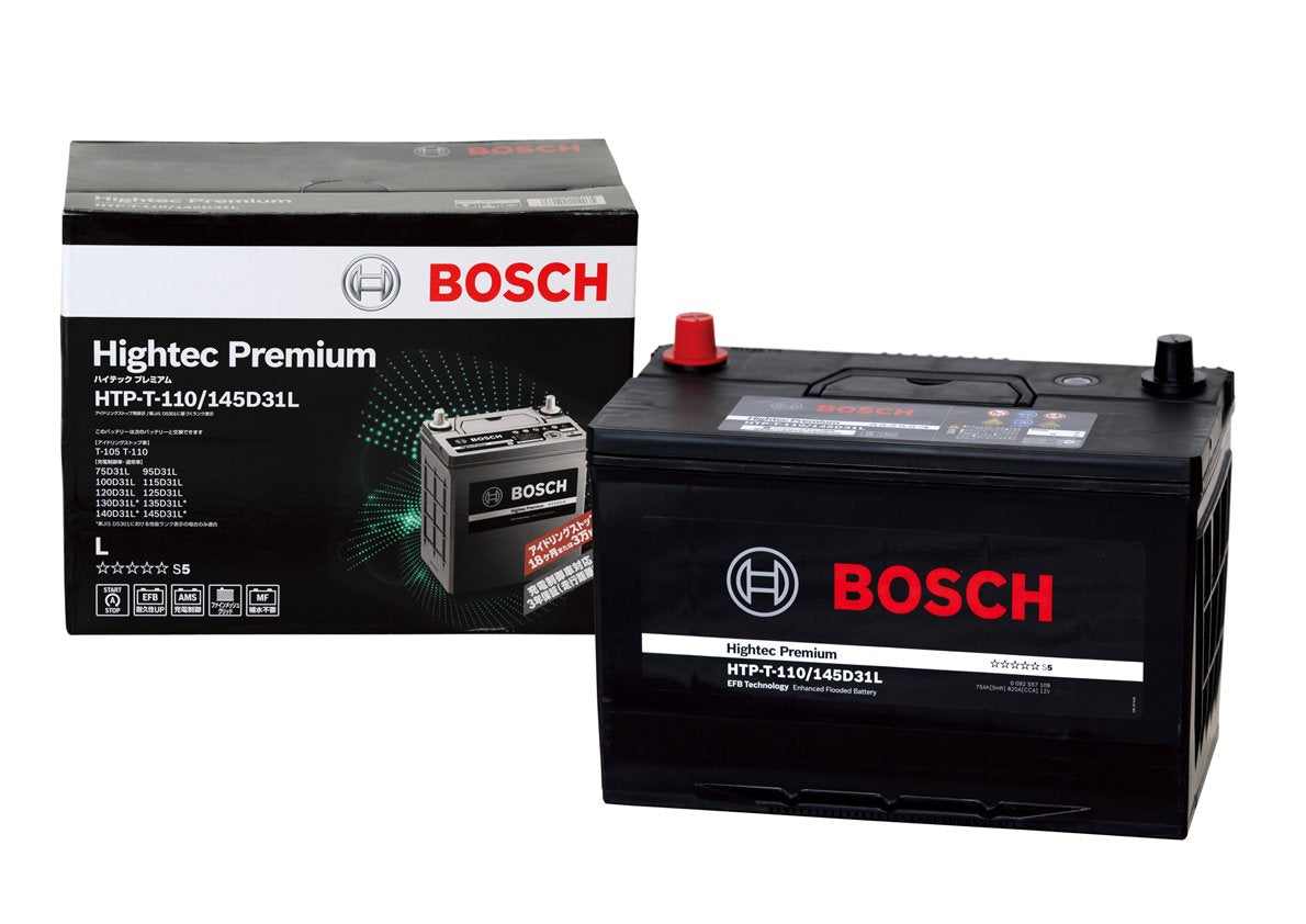BOSCH (ボッシュ)ハイテックプレミアム 国産車 アイドリングストップ車/充電制御車/標準車 バッテリー HTP-S-95R/130D26R