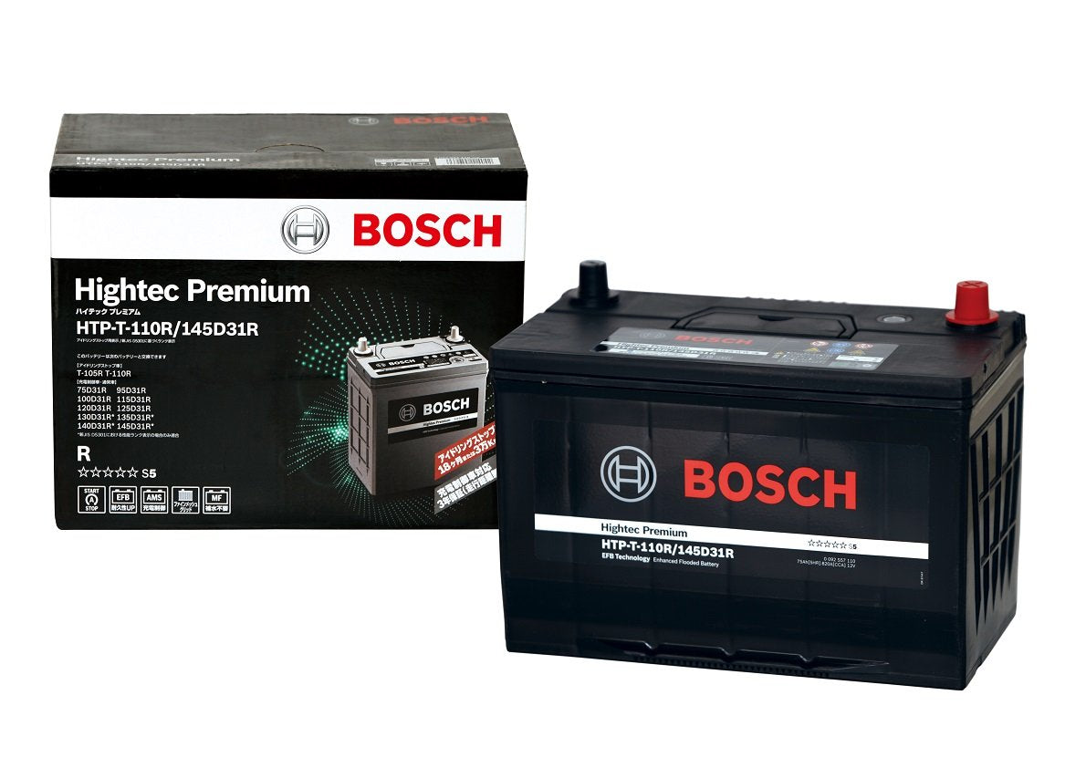 BOSCH (ボッシュ)ハイテックプレミアム 国産車 アイドリングストップ車/充電制御車/標準車 バッテリー HTP-S-95R/130D26R