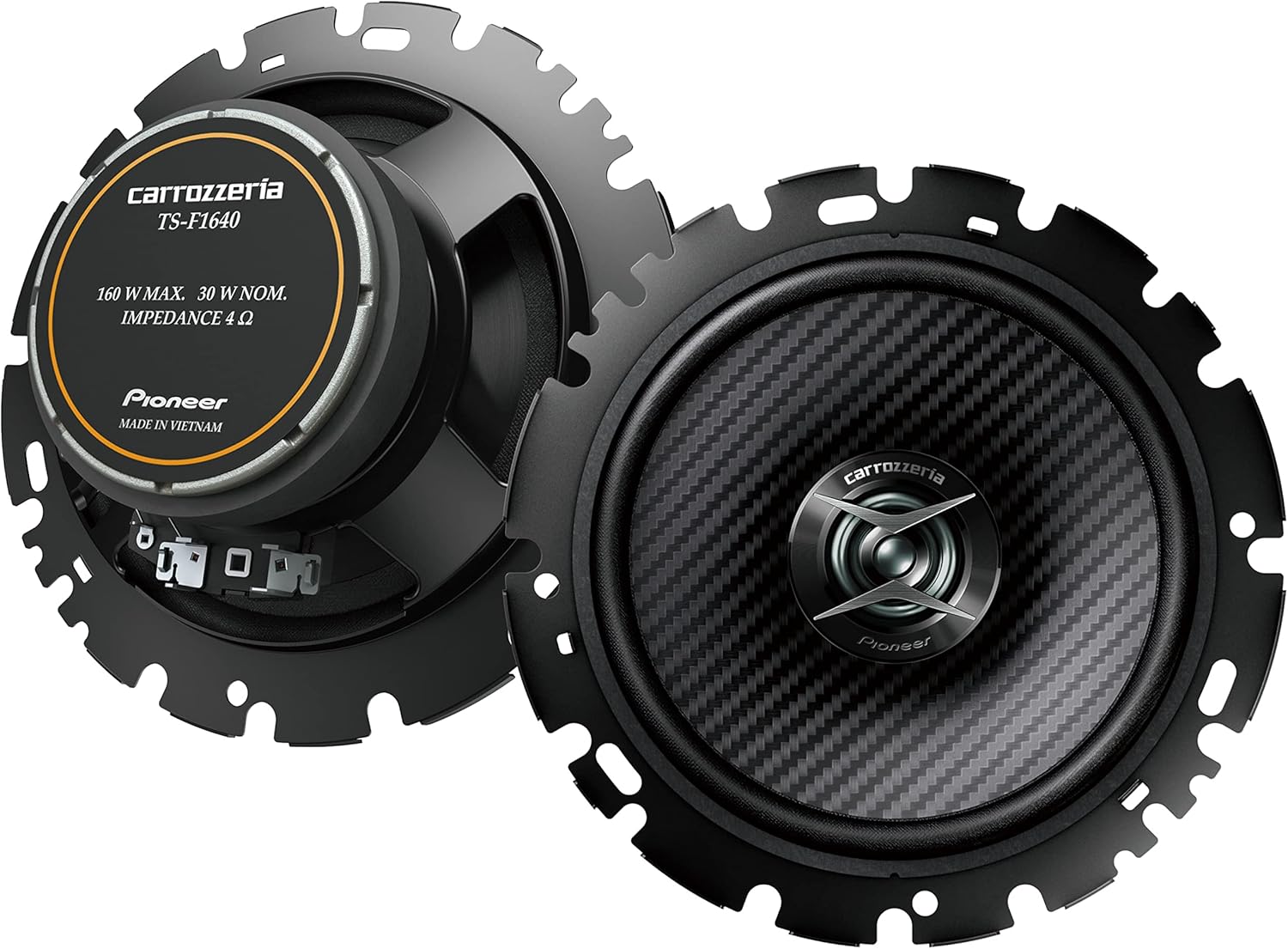 パイオニア スピーカー TS-F1640-2 16cm カスタムフィットスピーカー コアキシャル2ウェイ ハイレゾ対応 カロッツェリア